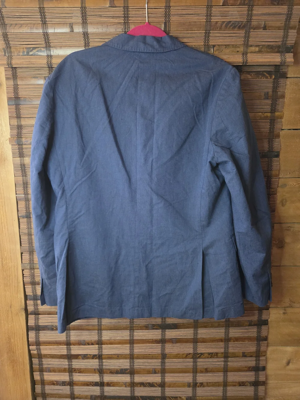 J Crew 42S Ludlow Slim Portugese Somelos Navy Blue Cotton Linen blazer new